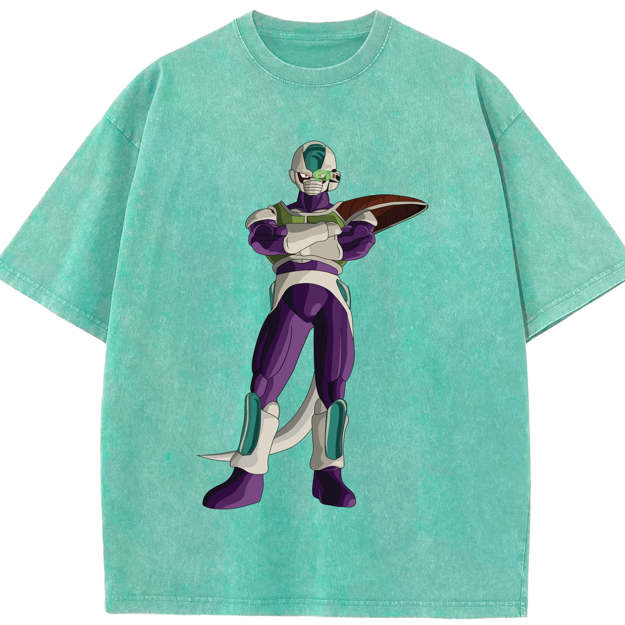 （画像用） ドラゴンボール フリーザ DRAGON BALL Frieza 綿100% ヴィンテージ風 半袖Tシャツ（フロントプリント）